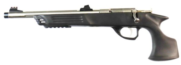 Crickett Adult Pstl 22LR 10.5" TB Blk/SS 1rd