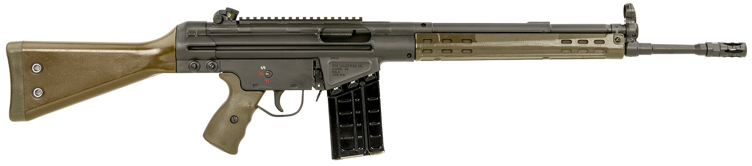PTR 101 GIR  *Reconditioned 308 Win,7.62x51mm NATO 18" 20+1, Black Parkerized Reciever with Scope Mount, Green Synthetic Furniture (Stock May Be Blemished)
