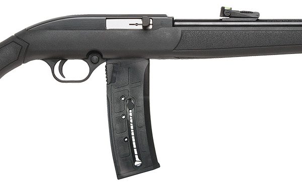 Mossberg 37073 702 Plinkster Full Size 22 LR 25+1 18" Blued Steel Barrel, Blued 3/8" Dovetail Receiver, Black Fixed Synthetic Stock, Right Hand