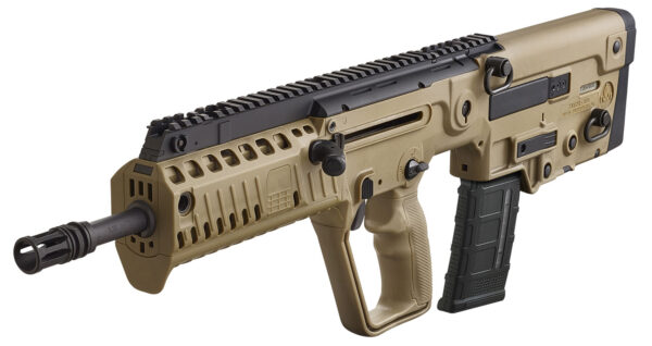 IWI US XFD16 Tavor X95 5.56x45mm NATO Caliber with 16.50" Barrel, 30+1 Capacity, Flat Dark Earth Metal Finish, Flat Dark Earth Fixed Bullpup Stock & Polymer Grip Right Hand