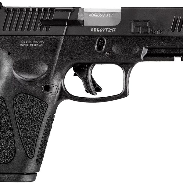Taurus 1G3P941 G3  9mm Luger 17+1 4" Matte Stainless Steel Barrel, Polymer Frame With Picatinny Acc. Rail, T.O.R.O Optic Cut Tenifer Matte Black Steel Slide, Re-Strike Capability, Manual Safety