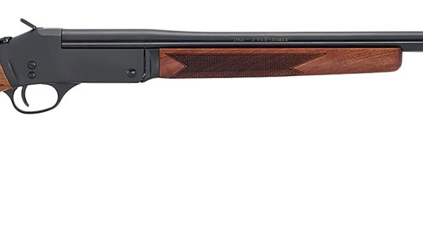 Henry H015Y410 Single Shot Youth 410 Gauge with 22" Blued Barrel, 3" Chamber, 1rd Capacity, Black Metal Finish & American Walnut Stock Right Hand