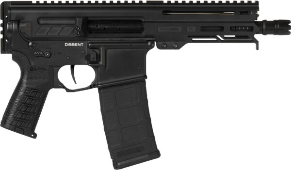 CMMG 30A0E33AB Dissent  300 Blackout 30+1 6.50", Black Cerakote Rec, OEM Grip, Picatinny Buffer Adapter, Zeroed Drop-In Single Stage Trigger
