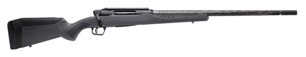 Savage Arms 57903 Impulse Mountain Hunter 300 PRC 3+1 24" Carbon Fiber Threaded Barrel, Black Aluminum Receiver w/Picatinny Rail, Gray AccuStock Synthetic Stock, Ambidextrous