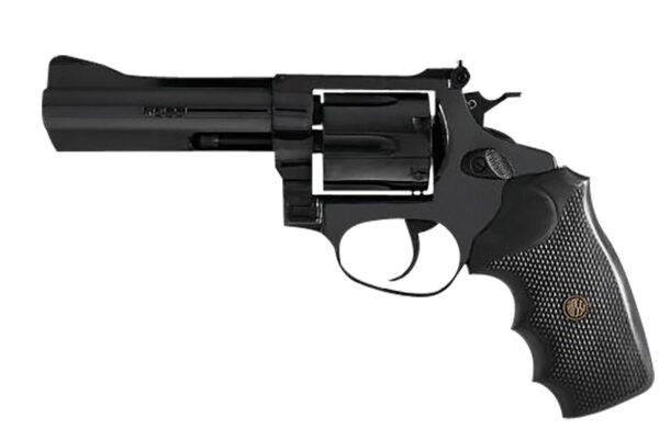 Rossi 2RM661 RM66  Medium Frame 38 Special +P/357 Mag 6 Shot, 6" Black Stainless Steel Barrel, Cylinder & Frame, Black Textured Rubber Grip, Hammer Block Safety, Exposed Hammer