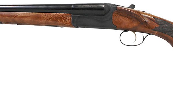 Iver Johnson Arms IJ800-20 IJ800 12 Gauge Break Open 3" 2 Shot 20" Black Side By Side Barrel, Black Steel Receiver, Fixed Walnut Wood Stock, Ambidextrous