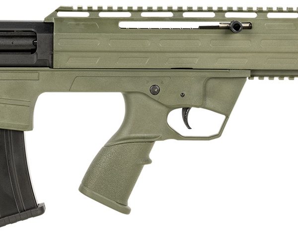 Tokarev USA 21000129 TBP 12 Gauge 3" 5+1 18.50", OD Green, Cheek Riser Compatible Bull-Pup Stock, Flip-Up Sights, 3 Chokes