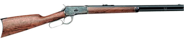 Cimarron AS621 1892 Short 357 Mag/38Special 10+1 20" Blued Round Barrel, Color Case Hardened Receiver, Walnut Furniture