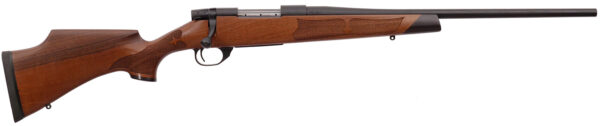 Weatherby VWR223RR0T Vanguard Camilla Compact 223 Win 5+1 20" Matte Blued #1 Threaded Barrel, Matte Blued Drilled & Tapped Steel Receiver, Grade A Turkish Walnut Monte Carlo Wood Stock