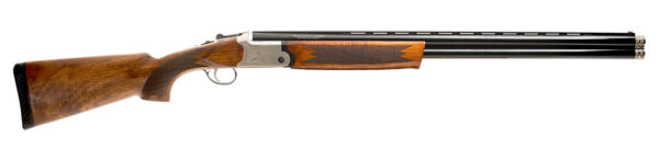 Gforce Arms GF51228 Filthy Pheasant  12 Gauge Break Open 3" 2rd 28" Over/Under Vent Rib Barrel, Engraved Nickel-Plated Receiver, Fixed Turkish Walnut Stock, Extended Choke