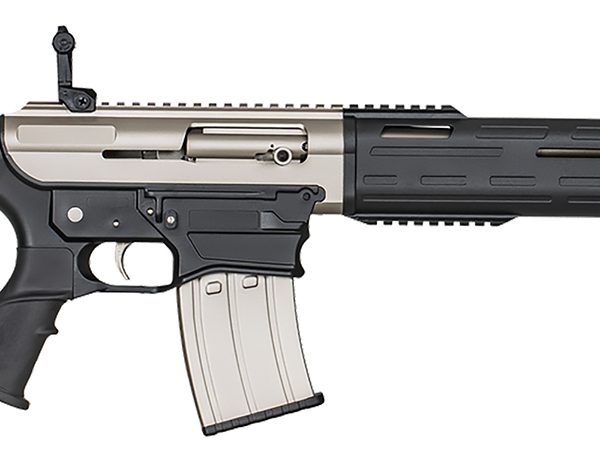 SDS Imports 21000102 TAR 12MP 12 Gauge 3" 5rd 18.50" Nickel Marine Benelli/Mobil Polymer Stock