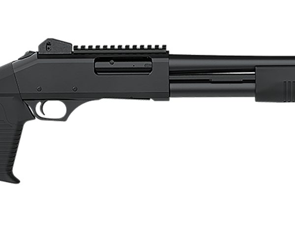 Dickinson LLC TAC4ST Tac-4 ST 12 Gauge Pump 3" 5+1 Black Steel Barrel, Matte Black Picatinny Rail Receiver, Adj Comb Synthetic Stock, Black Polymer Grip