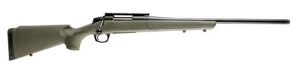 CVA CR3910G Cascade  7mm Rem Mag 3+1 24" Graphite Black Cerakote Threaded Barrel, Graphite Black Cerakote Picatinny Rail Steel Receiver, OD Green Synthetic Stock