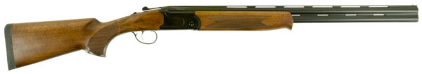 Stevens 22154 555 Compact 20 Gauge 3" 2rd 24" Black Semi-Gloss Over/Under Vent Rib Barrel, Oiled Turkish Walnut Stock Ambidextrous Hand
