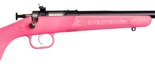 Crickett KSA2220 Youth 22 LR 1rd 16.12" Blued Single Shot Barrel, Blued Stainless Steel Receiver, Pink Fixed Synthetic Stock, Right Hand