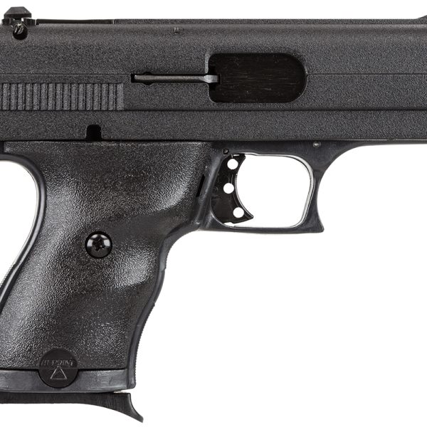Hi-Point 00916 C9  9mm Luger 8+1, 3.50" Black Steel Barrel, Black Powder Coated Serrated Steel Slide, Black Polymer Frame & Grip