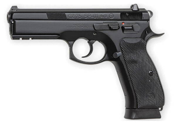 CZ-75 SP-01 9MM Blk,4.6" RNS,CA 10rd