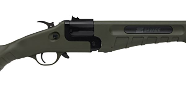 Savage Arms 23001 42 Takedown Full Size 22 WMR/410 Gauge 1rd 20" Black Satin Sporter Barrel, Satin Black Carbon Steel Receiver, OD Green Fixed Synthetic Stock, Ambidextrous