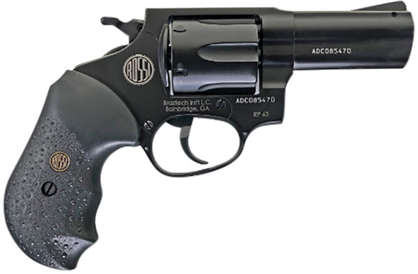 Rossi 2-RP631 RP63  Small Frame 357 Mag 6 3" Matte Matte Black Barrel, Matte Steel Frame, Black Textured Rubber Grip, Hammer Block Safety, Exposed Hammer