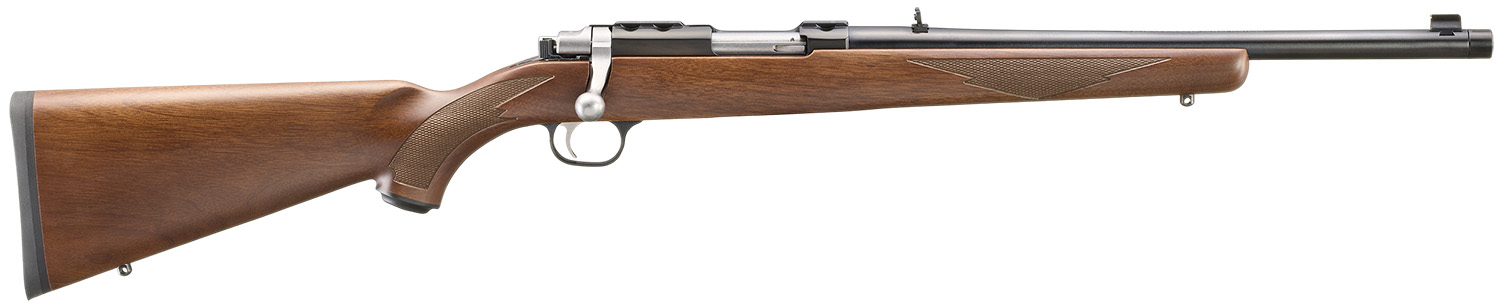 Ruger 7428 77/44  44 Rem Mag 4+1 16.60" Blued Threaded Barrel, Blued Alloy Steel Receiver w/Integral Scope Mount, American Walnut Fixed Wood Stock