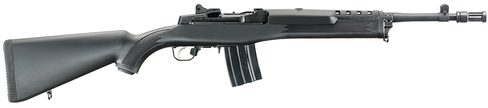 Ruger 5847 Mini-14 Tactical 223 Rem/5.56x45mm NATO 20+1 16.12"  Threaded Factory Installed Flash Suppressor Barrel, Blued Alloy Steel, Synthetic Stock, Optics Ready