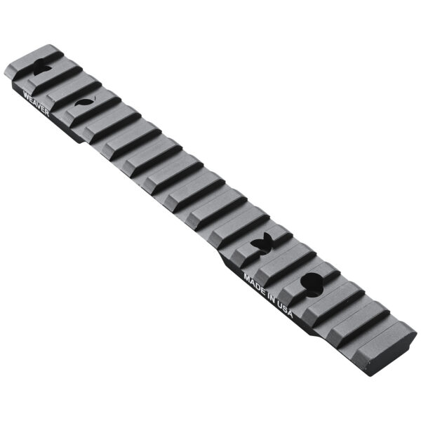 Weaver Mounts 99473 Multi-Slot Base  Extended Black Anodized Aluminum Fits Browning AB3 Short Action