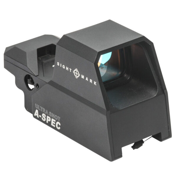 Sightmark SM26032 Ultra Shot A-Spec Open Reflex Sight Matte Black 1 x 33 mm x 24 mm 3 MOA Red Dot/5 MOA Red Dot/50 MOA Circle Multi Reticle