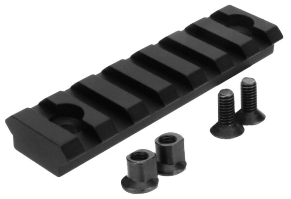 TacFire MAR102 KeyMod Picatinny Rail 3 Inch 7 Slots  Black