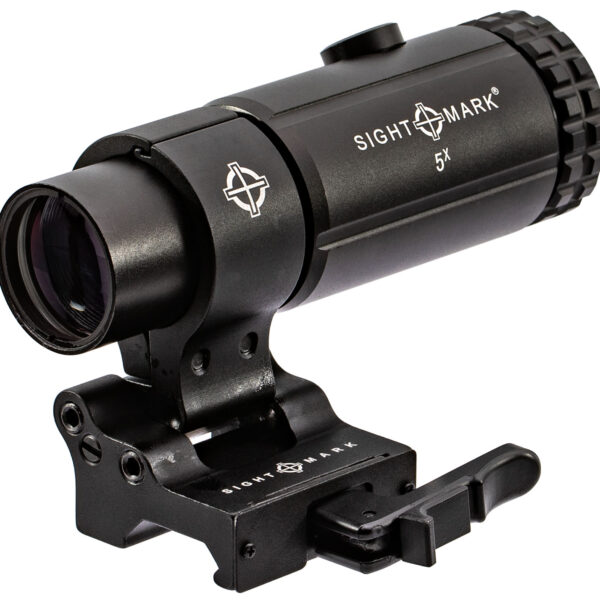 Sightmark SM19064 T-5 Magnifier 5X  with Flip to Side Mount Matte Black 5 x 23 mm