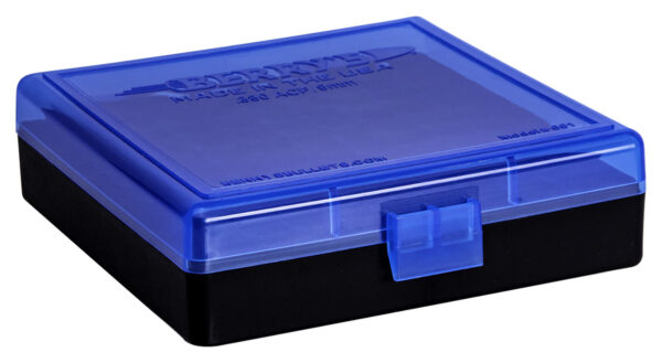 Berry's 69874 Ammo Box 9mm/380ACP Blue/Black Polypropylene 100rd