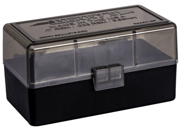 Berry's 29682 Ammo Box  223Rem/5.56NATO Smoke/Black Polypropylene 50rd