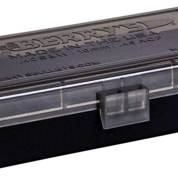 Berry's 13897 Ammo Box  40S&W/45ACP Smoke/Black Polypropylene 50rd
