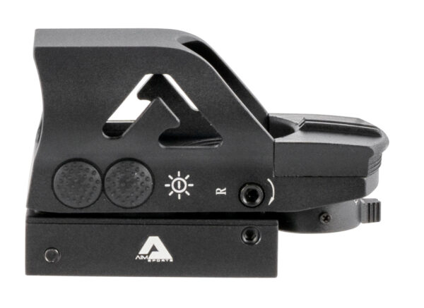 Aim Sports RT506C Full-Size Reflex Sight  Matte Black 1x34mm Red/Green Multi Reticle
