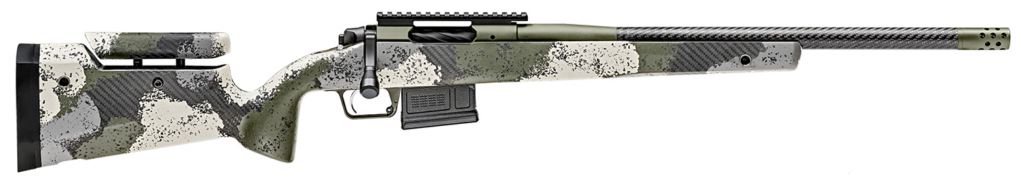 Springfield Armory BAW920308CFGA 2020 WayPoint  308 Win,7.62x51mm NATO 5+1 20" CF Evergreen Camo Hybrid Profile w/Adj Cheek Comb & M-LOK Stock Mil-Spec Green Cerakote Right Hand