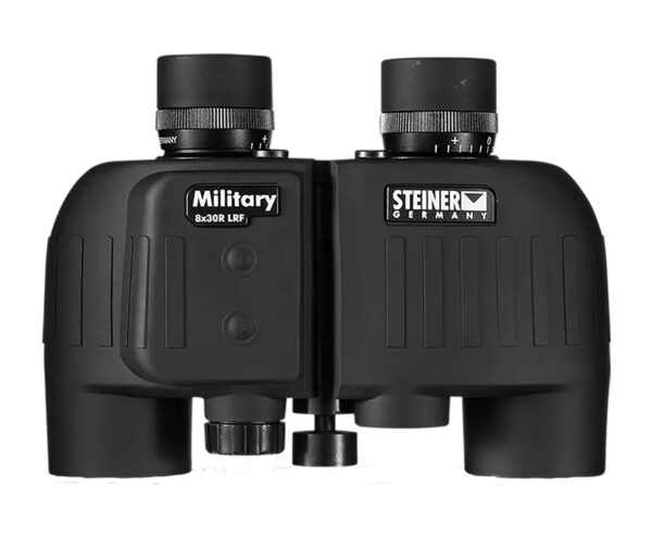 Steiner 2680 M830r Laser Rangefinder 8x 30mm Mil Radian Ranging Reticle, Floating Prism Auto Focus, Black Makrolon w/Rubber Armor