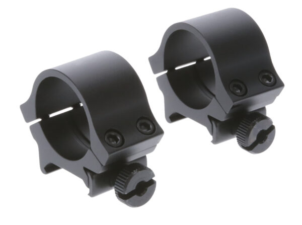 TruGlo TGTG8961B1 Lightweight Scope Rings  Matte Black 1" Medium