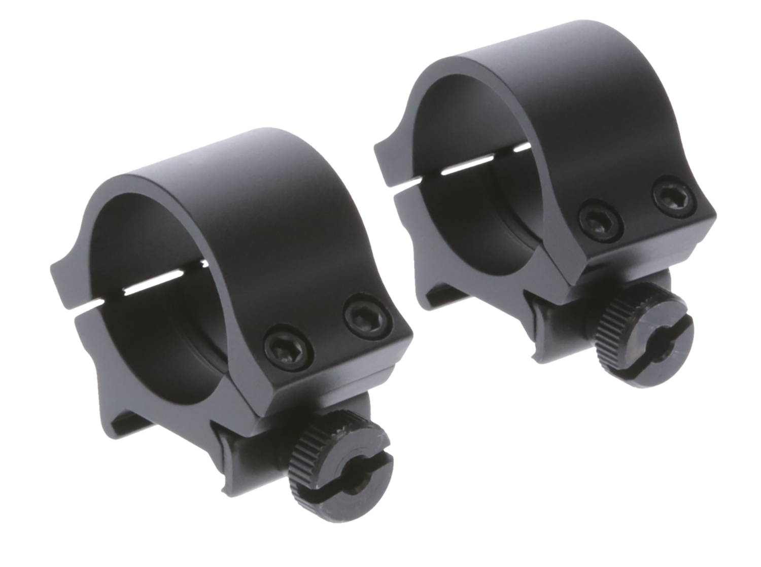 TruGlo TGTG8961B1 Lightweight Scope Rings Matte Black 1" Medium