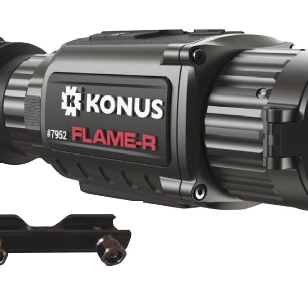 Konus 7952 Flame-R Thermal Rifle Scope Hand Held/Mountable Scope Black 2.5-20x Multi Reticle 256x192 Resolution Zoom Digital 1x/2x/4x/8x