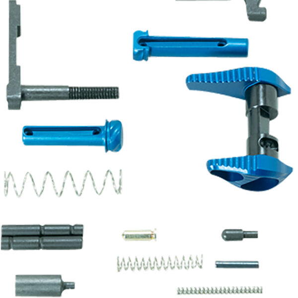 Timber Creek Outdoors ARLPKB Lower Parts Kit Blue Anodized Aluminum for AR-15