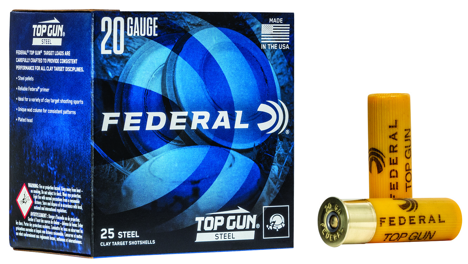 Federal Ammunition 20 Gauge Steel – 25rd