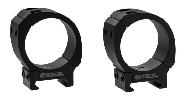 Wheeler 1133753 Sporter Set Black 34mm Tube Low Bi-Weaver Picatinny/Weaver