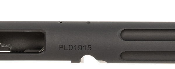 Tactical Solutions PLIV6TEMBRF Pac-Lite Barrel 22 LR 6" Threaded & Fluted, Drilled & Tapped, Adj. Sights, Black Anodized for Ruger Mark IV & IV 22/45