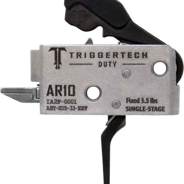 TriggerTech AHTSDB33NNF Duty  Flat Trigger Single-Stage 3.50 lbs Draw Weight Fits AR-10