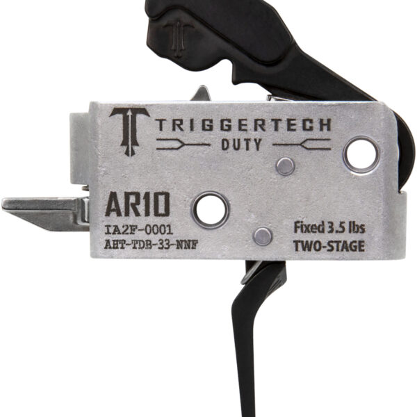 TriggerTech AHTTDB33NNF Duty  Flat Trigger Two-Stage 3.50 lbs Draw Weight Fits AR-10