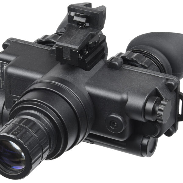 AGM Global Vision 12W7P122153211 Wolf-7 PRO NL1 Night Vision Goggles Black 1x 27mm, Generation 2+ Level 1, 45-54 lp/mm Resolution, Green Filter