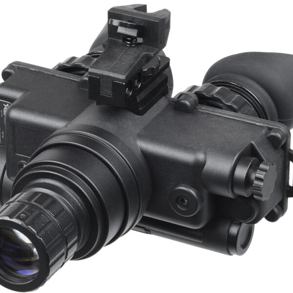 AGM Global Vision 12W7P122154211 Wolf-7 PRO NW1 Night Vision Goggles Black 1x 27mm, Generation 2+ Level 1, 45-54 lp/mm Resolution, White Filter