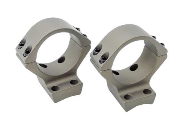 Talley SB730735 Scope Mount/Ring Combo  Smoked Bronze Cerakote 30mm Tube Fits X-Bolt Low Rings