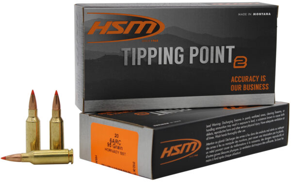 HSM 6ARC2N Tipping Point Super Shock Tip 6mm ARC 95 gr 20 Per Box/ 25 Case