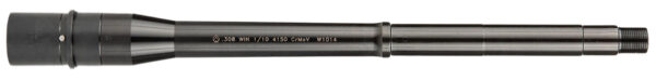 Ballistic Advantage BABL308008M Modern Series  308 Win 12.50" Threaded Tactical Government Profile, Carbine Length Gas Length, Black QPQ 4150 Chrome Moly Vanadium Steel, Fits AR-10