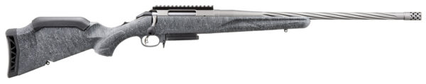 Ruger 46915 American Rifle Gen II Full Size 300 Win Mag 3+1 20" Cobalt Cerakote Threaded Barrel, Picatinny Rail Steel Receiver, Gray Splatter Adjustable Synthetic Stock